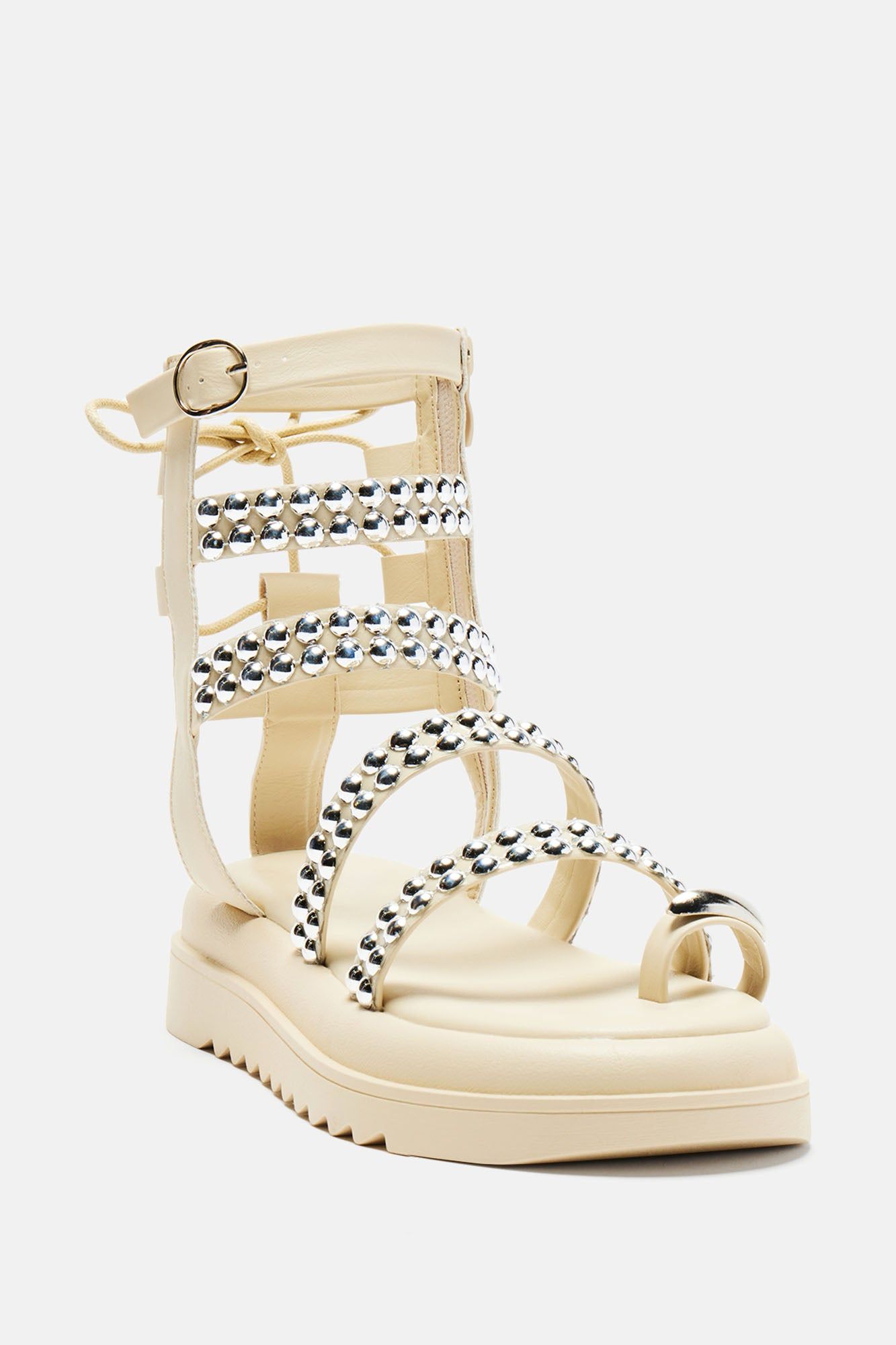 Neutral Feelings Flat Sandals - White sold by Fashion Nova product image thumbnail 2