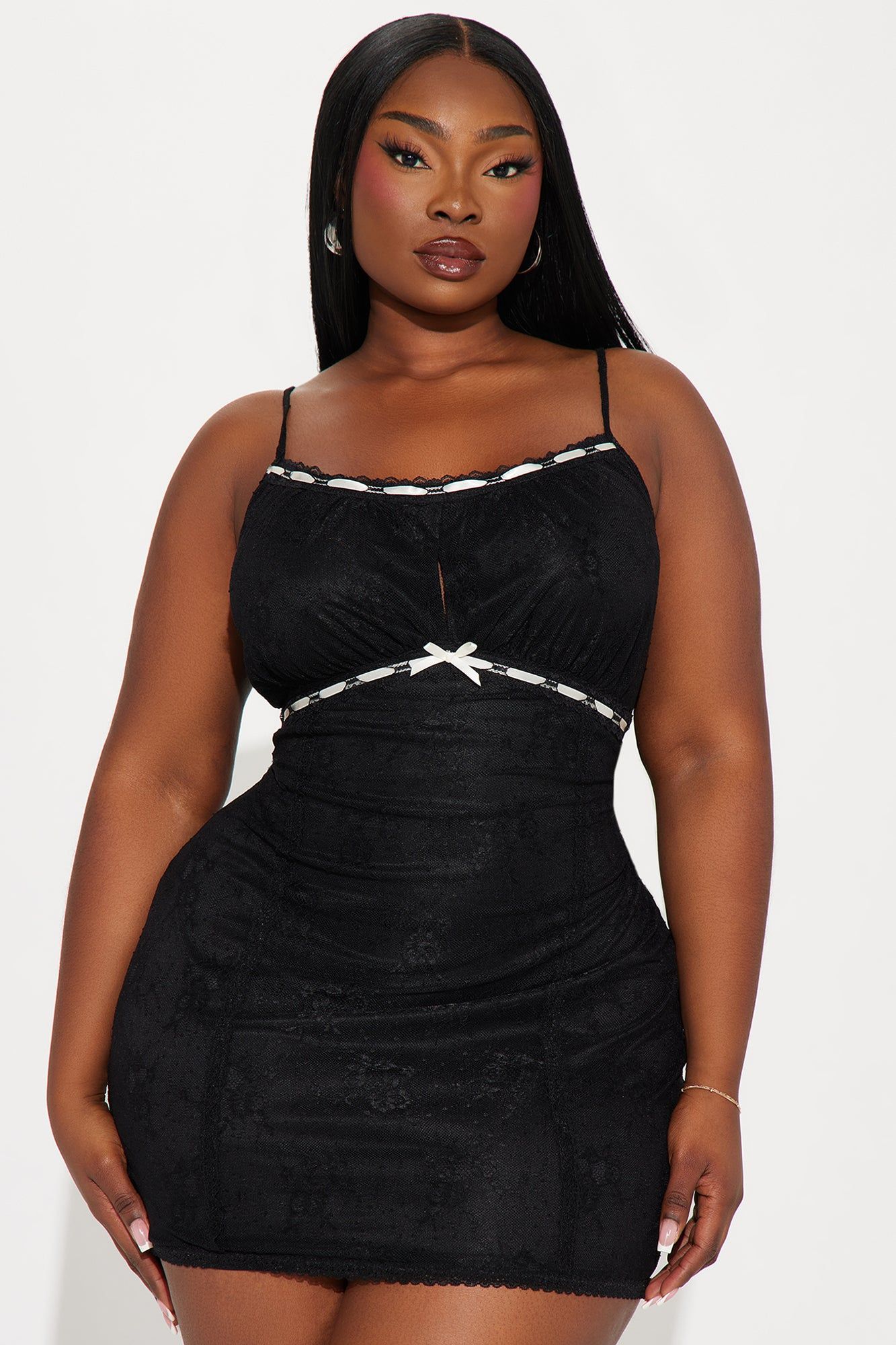 Lainey Lace Mini Dress - Black sold by Fashion Nova product image thumbnail 5