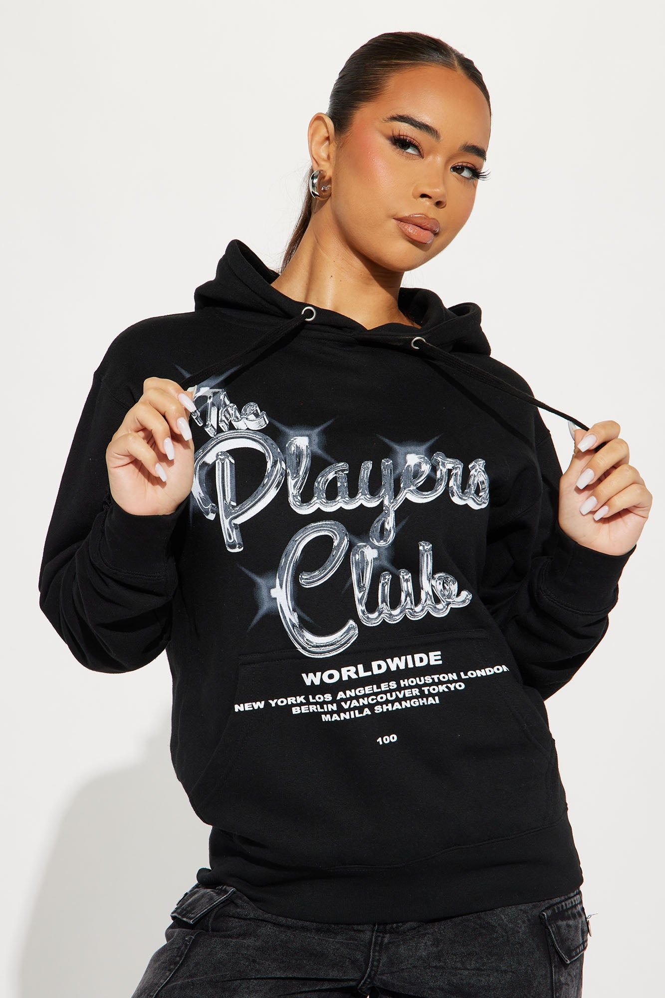 The Players Club Graphic Hoodie - Black sold by Fashion Nova product image thumbnail 3