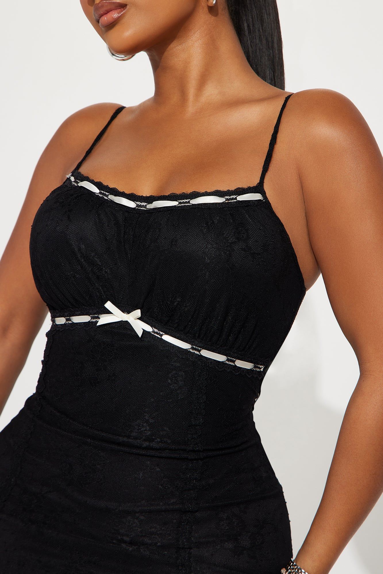 Lainey Lace Mini Dress - Black sold by Fashion Nova product image thumbnail 3