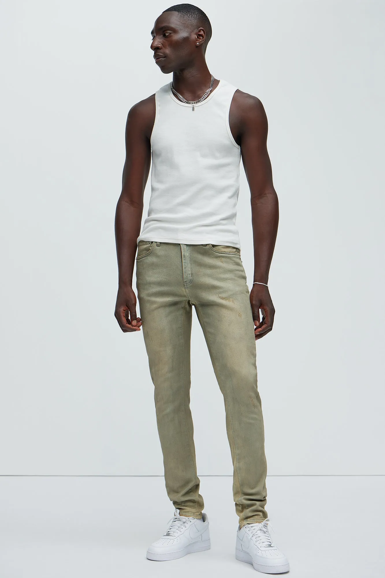 Dirt On My Name Skinny Jeans - Vintage Blue Wash sold by Fashion Nova product image thumbnail 2