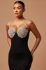 Madelyn Embellished Mini Dress - Black sold by Fashion Nova