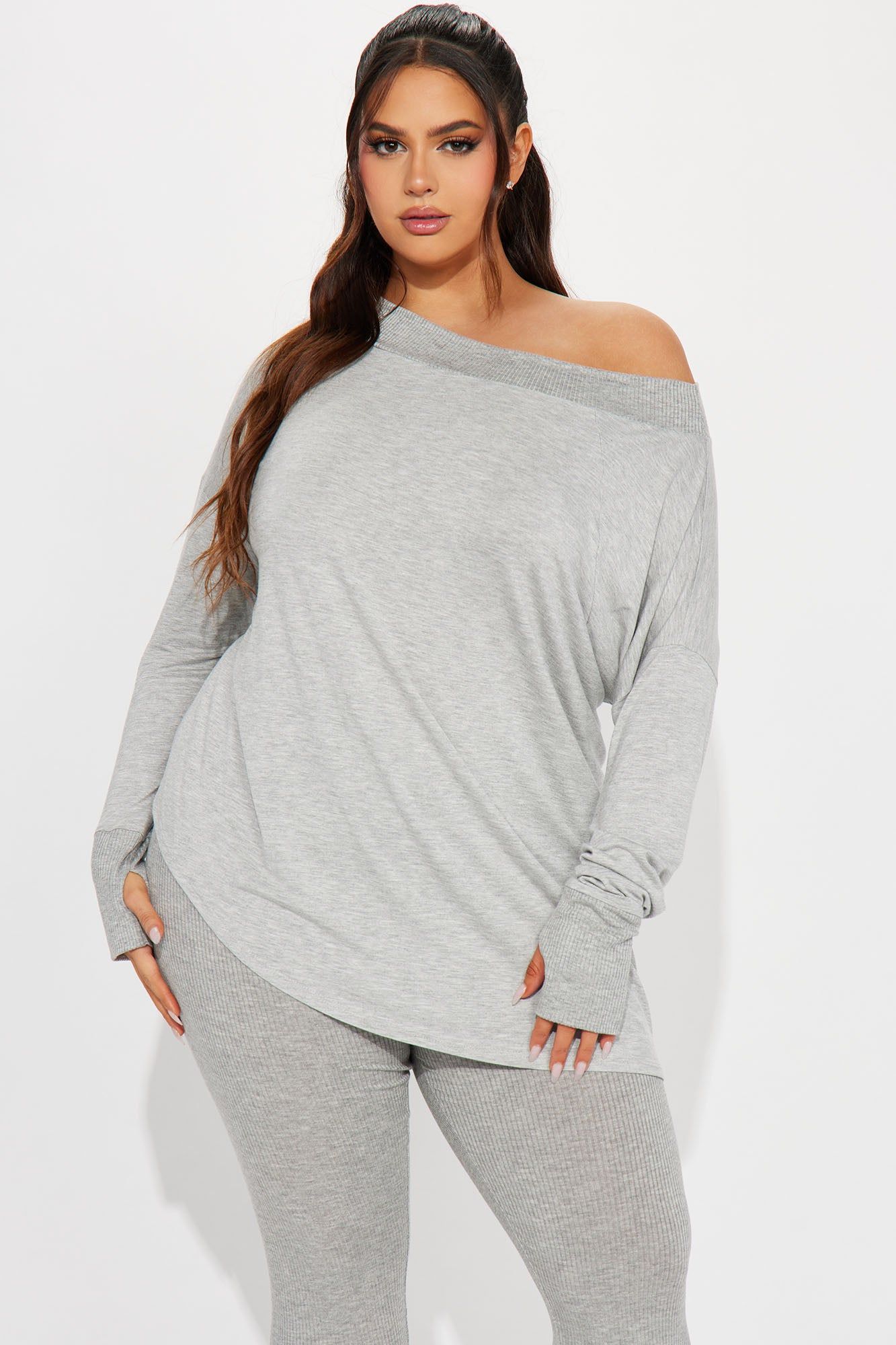 Amara Legging Set - Heather Grey sold by Fashion Nova product image thumbnail 5