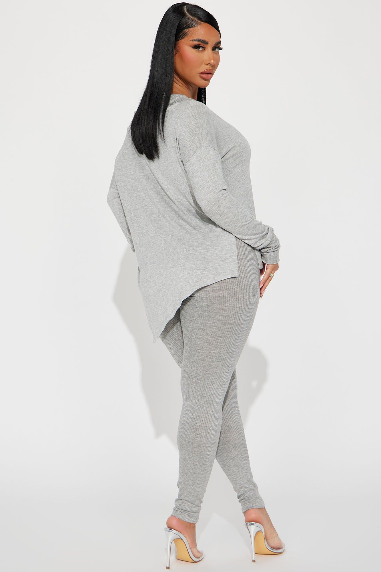 Amara Legging Set - Heather Grey sold by Fashion Nova product image thumbnail 3