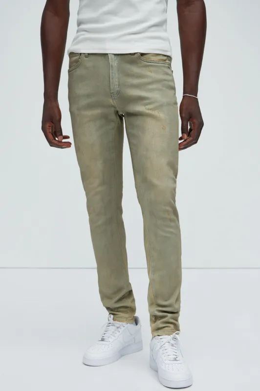 Dirt On My Name Skinny Jeans - Vintage Blue Wash made by Fashion Nova