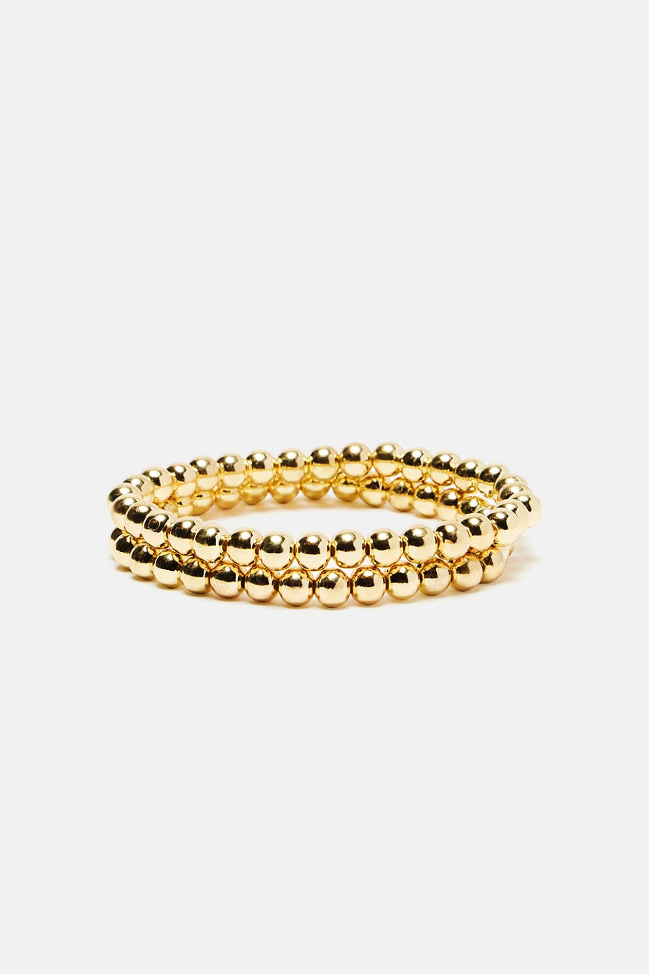 Beading You To It 2 Piece Bracelet Set - Gold sold by Fashion Nova product image thumbnail 2