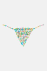 Sweet Lover Candy G String Panty - Multi Color sold by Fashion Nova