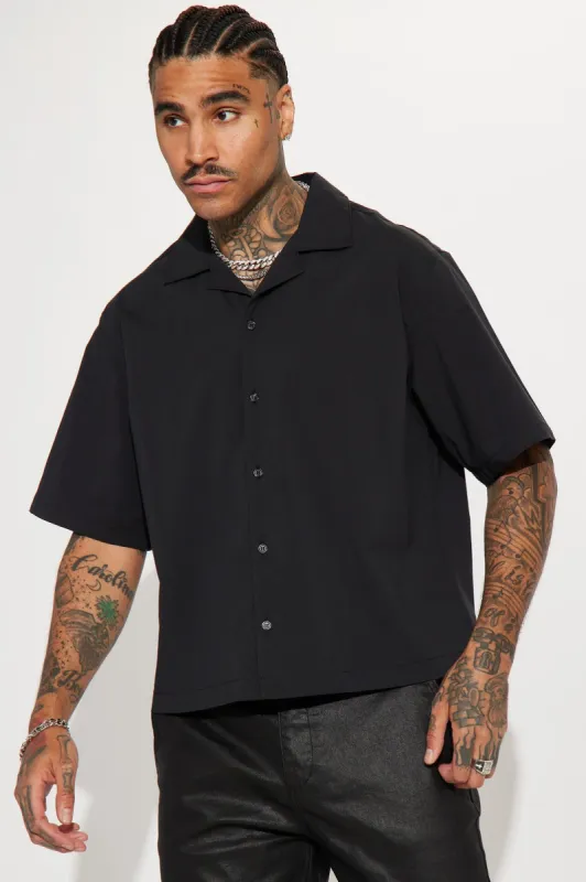 Smooth Operator Cuban Shirt - Black sold by Fashion Nova