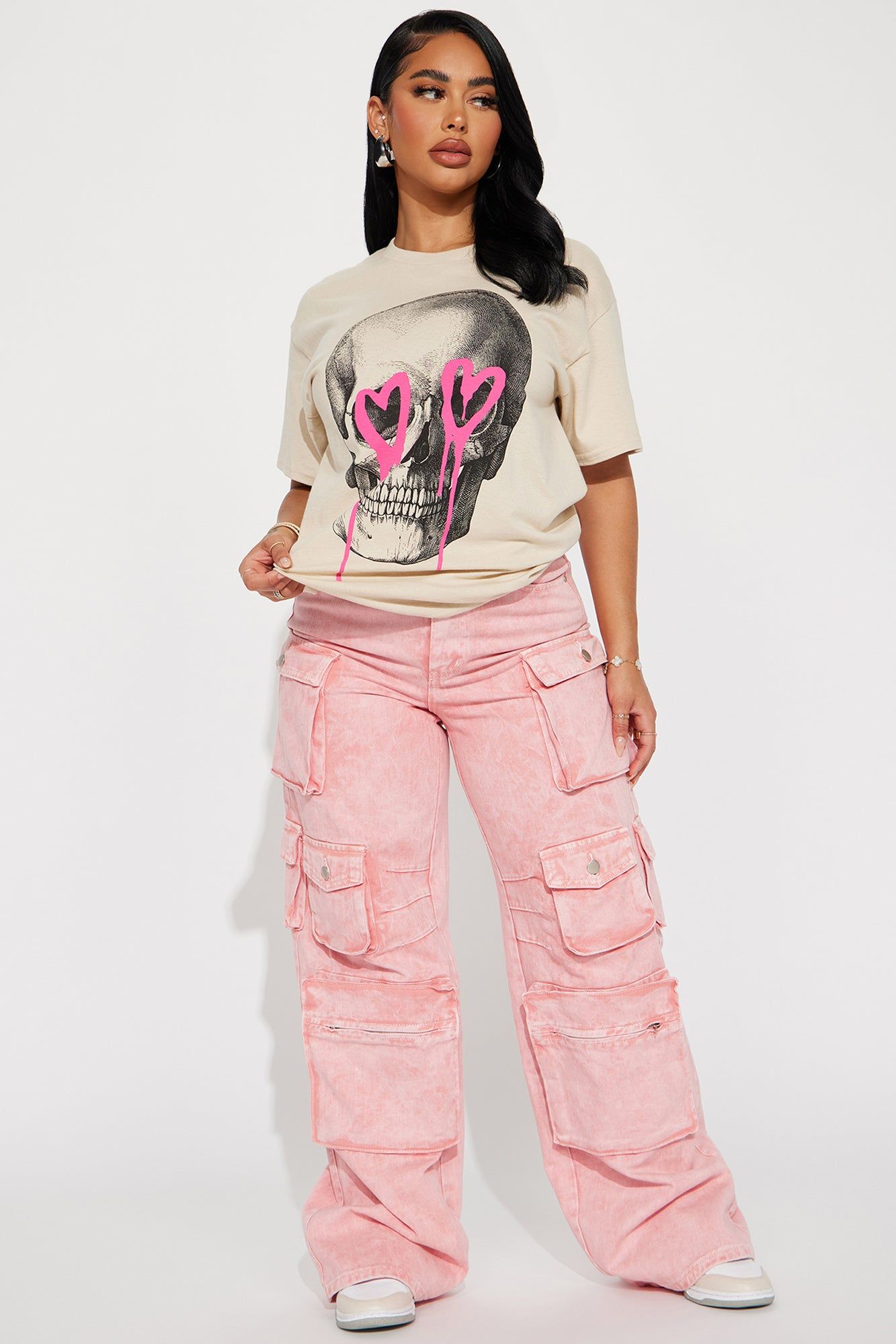 Eternal Love Skull Tshirt - Sand sold by Fashion Nova product image thumbnail 2