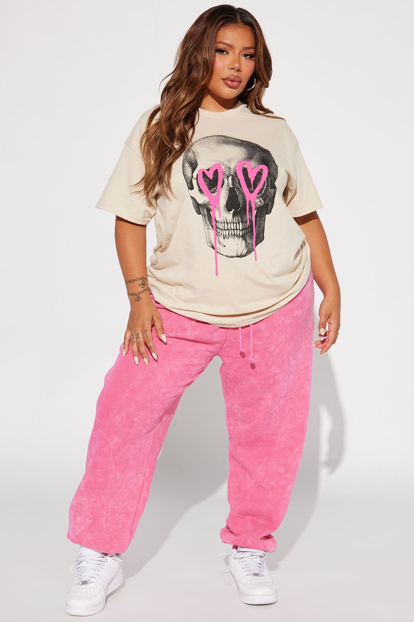 Eternal Love Skull Tshirt - Sand sold by Fashion Nova product image thumbnail 5