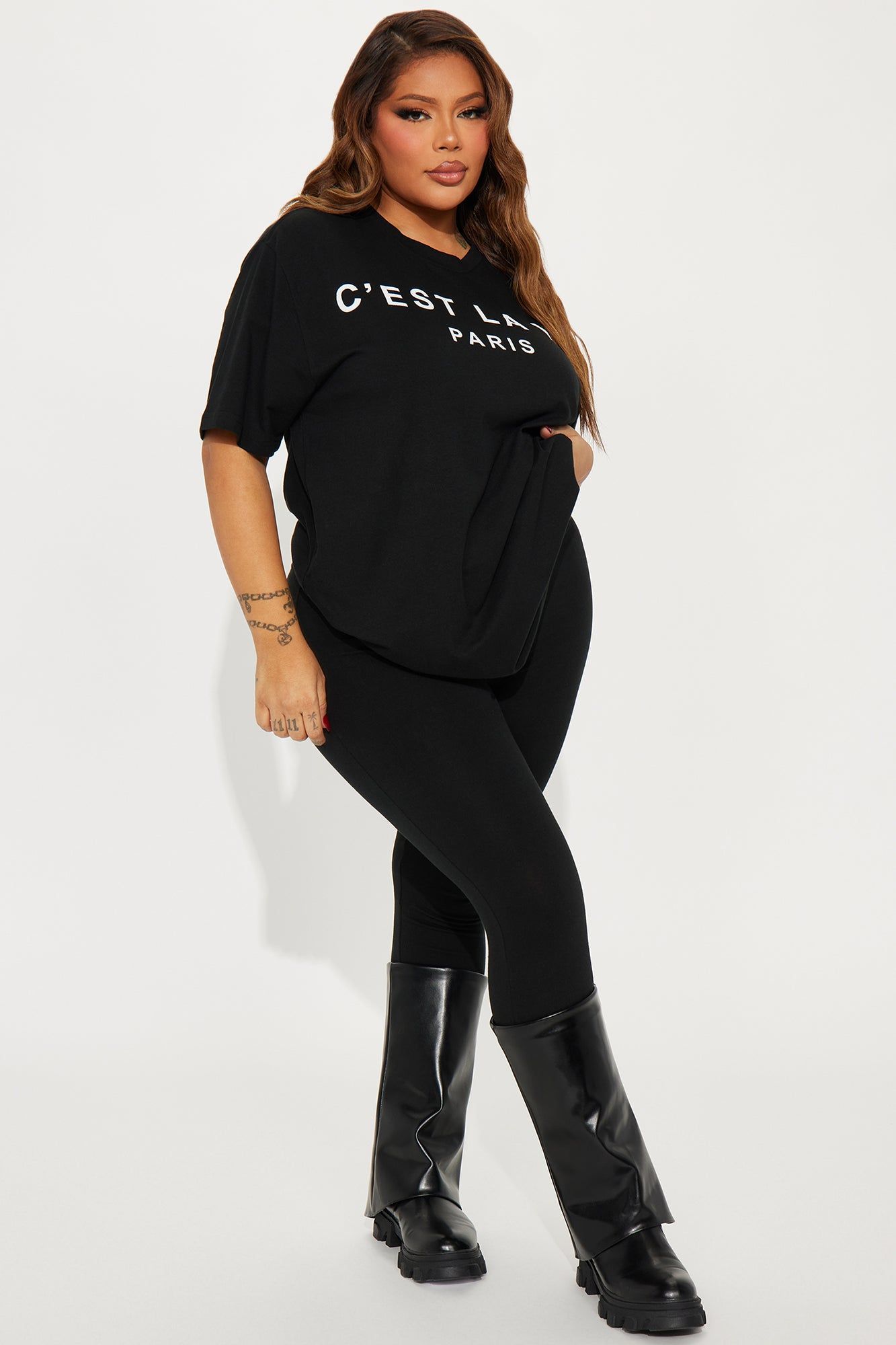 C'est La Vie Legging Set - Black sold by Fashion Nova product image thumbnail 5