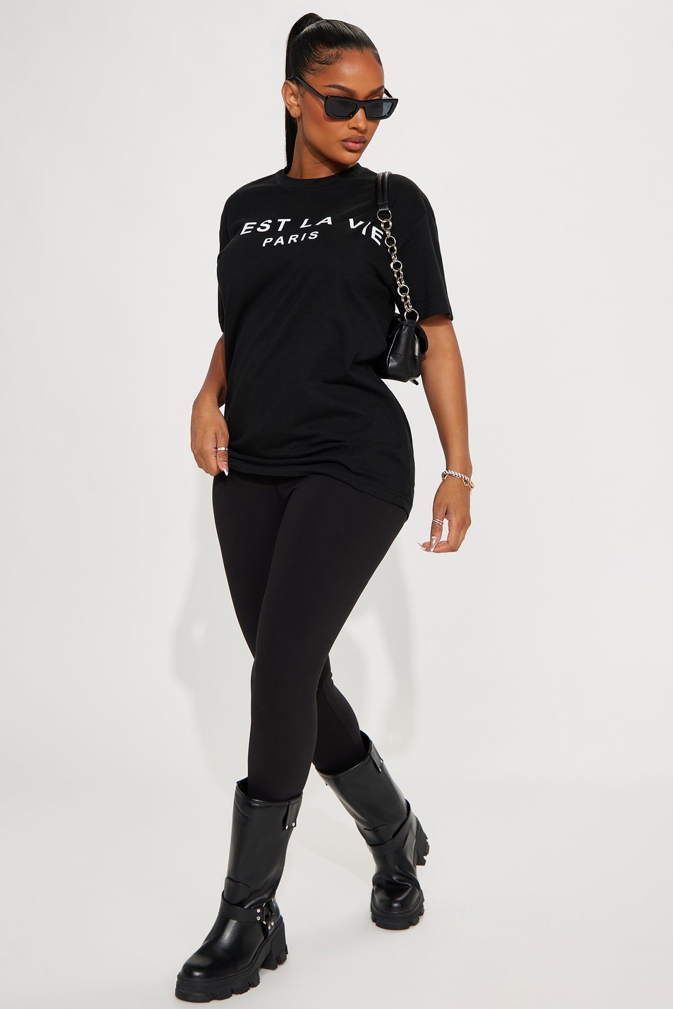 C'est La Vie Legging Set - Black sold by Fashion Nova