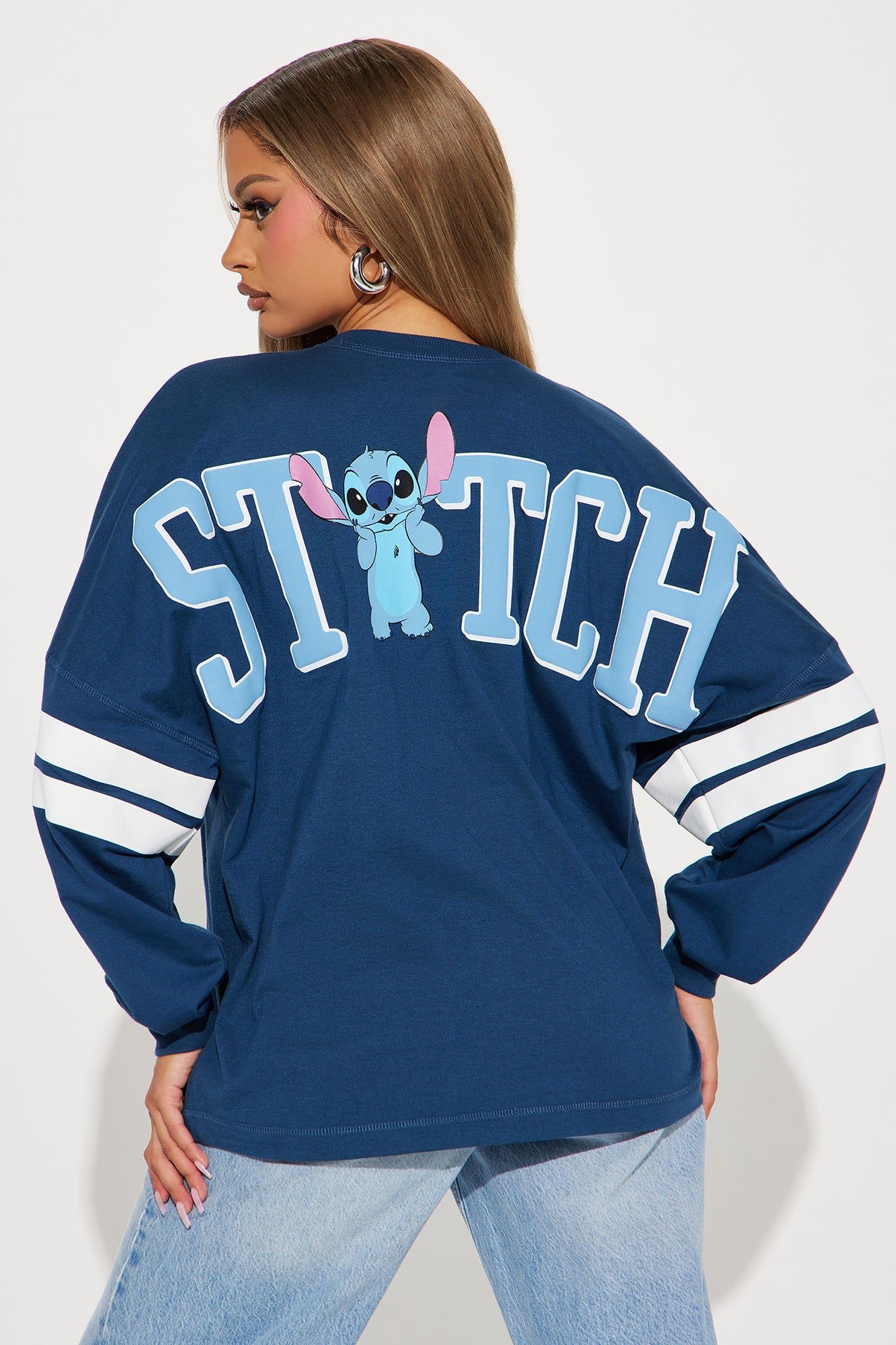 Stitch Jersey Tee - Navy sold by Fashion Nova