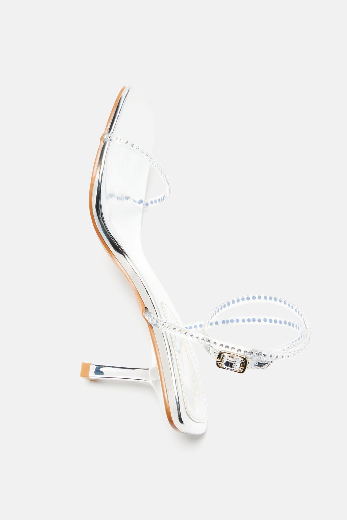 Don't Be One Sided Heeled Sandals - Silver sold by Fashion Nova product image thumbnail 5