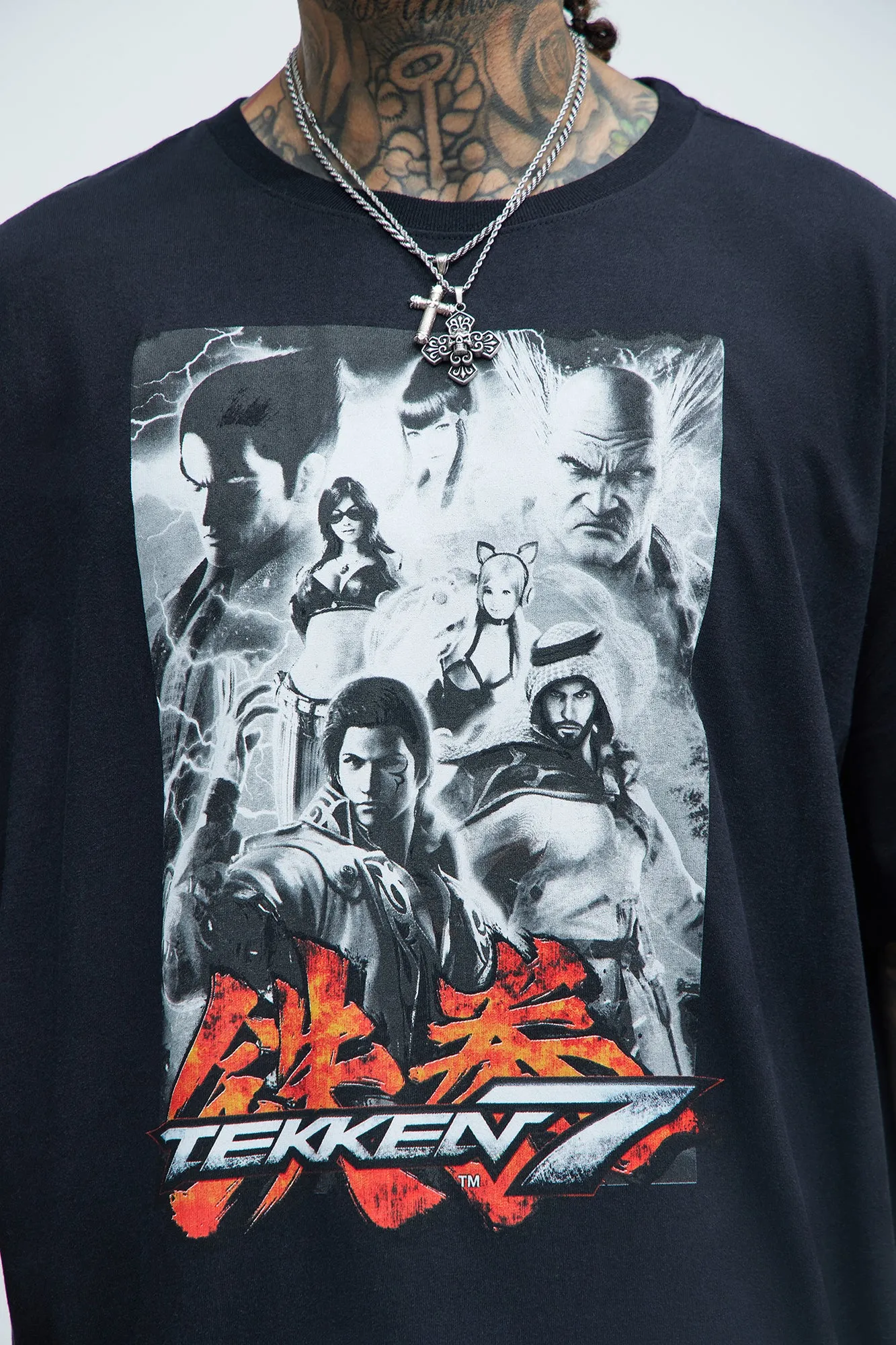 Tekken 7 Short Sleeve Tee - Black sold by Fashion Nova product image thumbnail 3