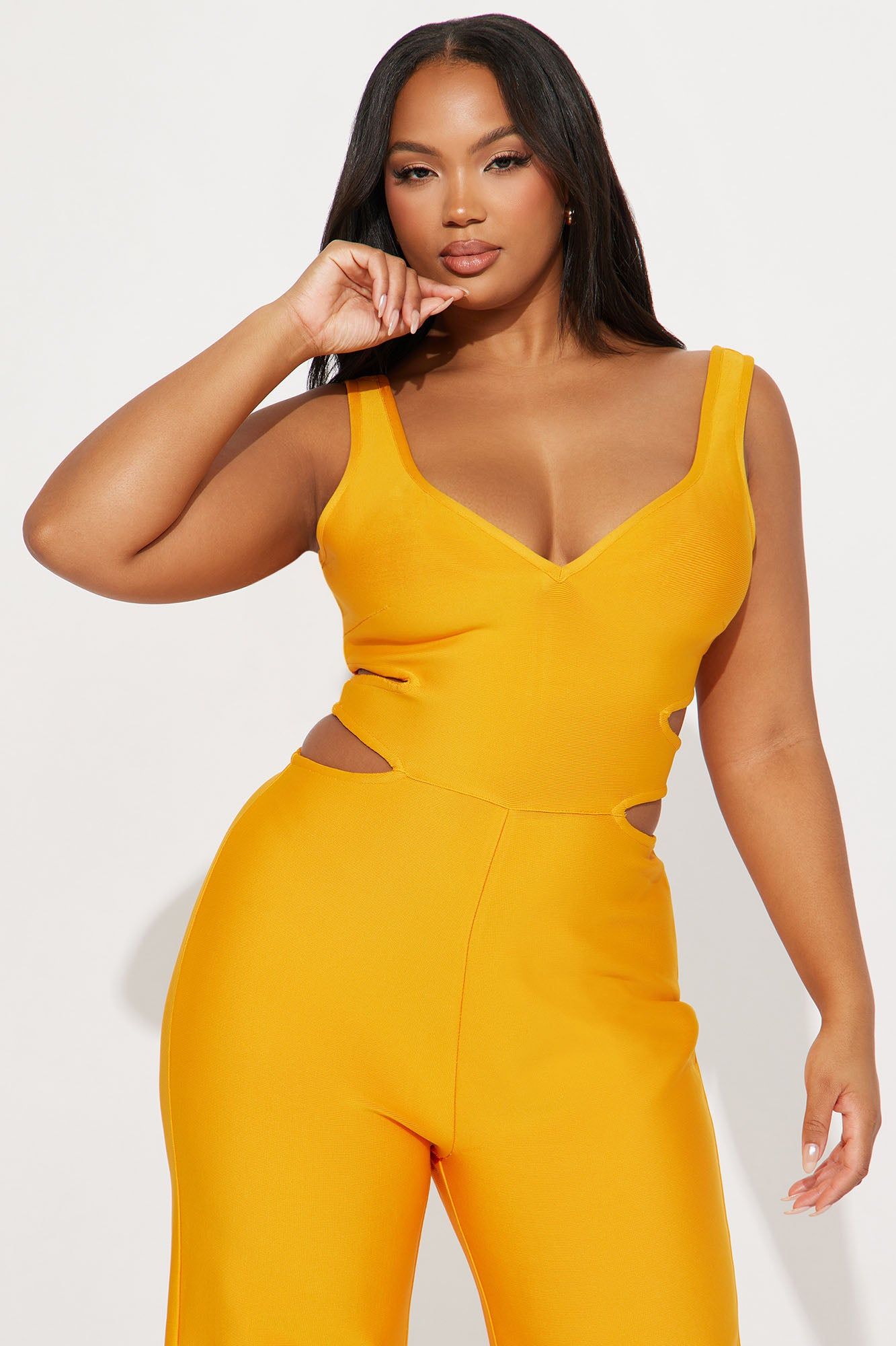 On The Stage Bandage Jumpsuit - Orange sold by Fashion Nova product image thumbnail 5