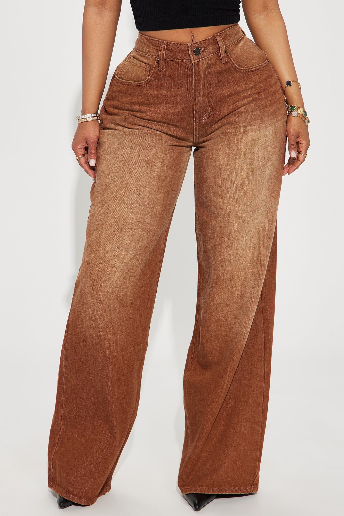 Amber Tinted 90's Baggy Jeans - Brown sold by Fashion Nova product image thumbnail 2