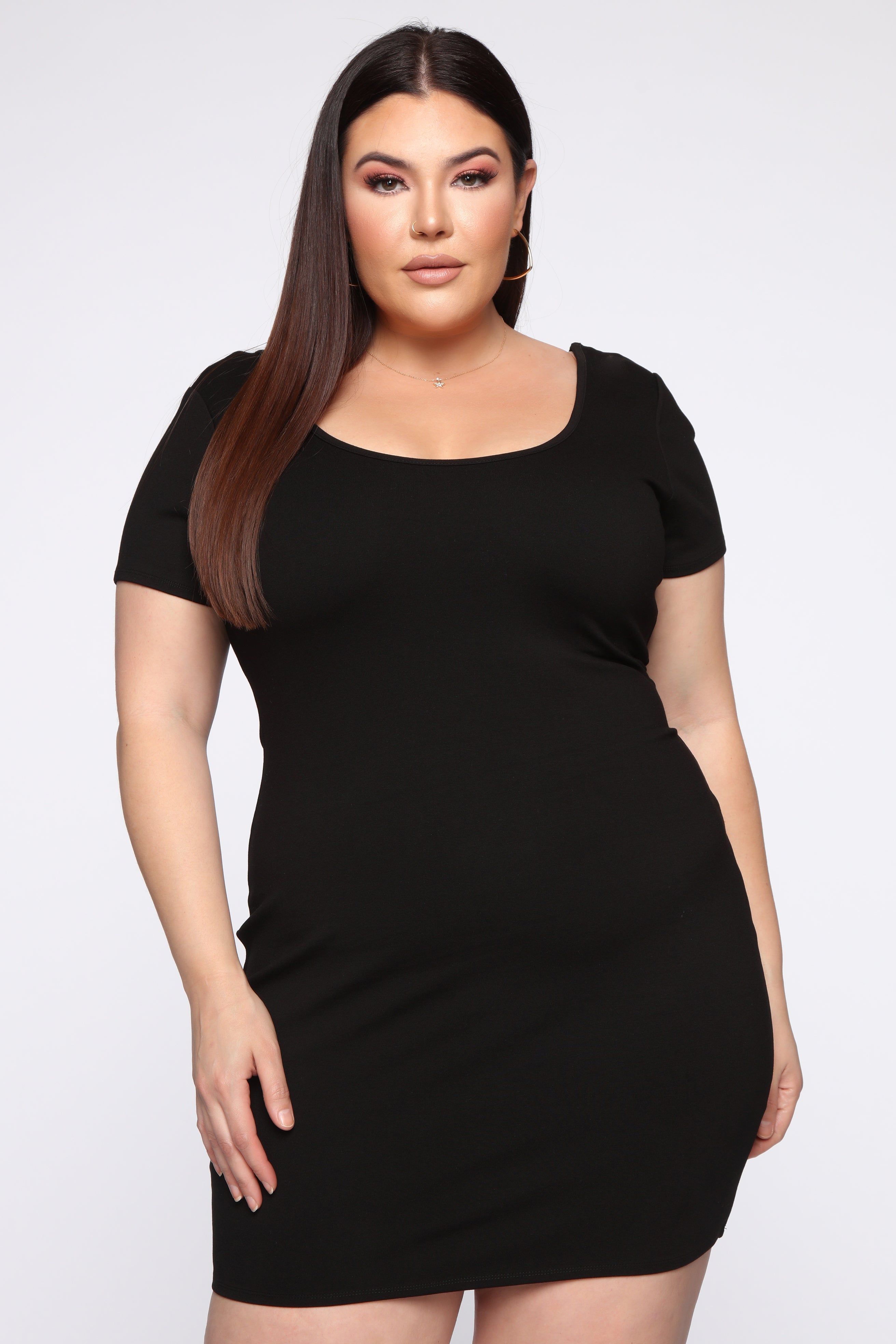 Justyn Body Sculpting Mini Dress - Black sold by Fashion Nova product image thumbnail 5
