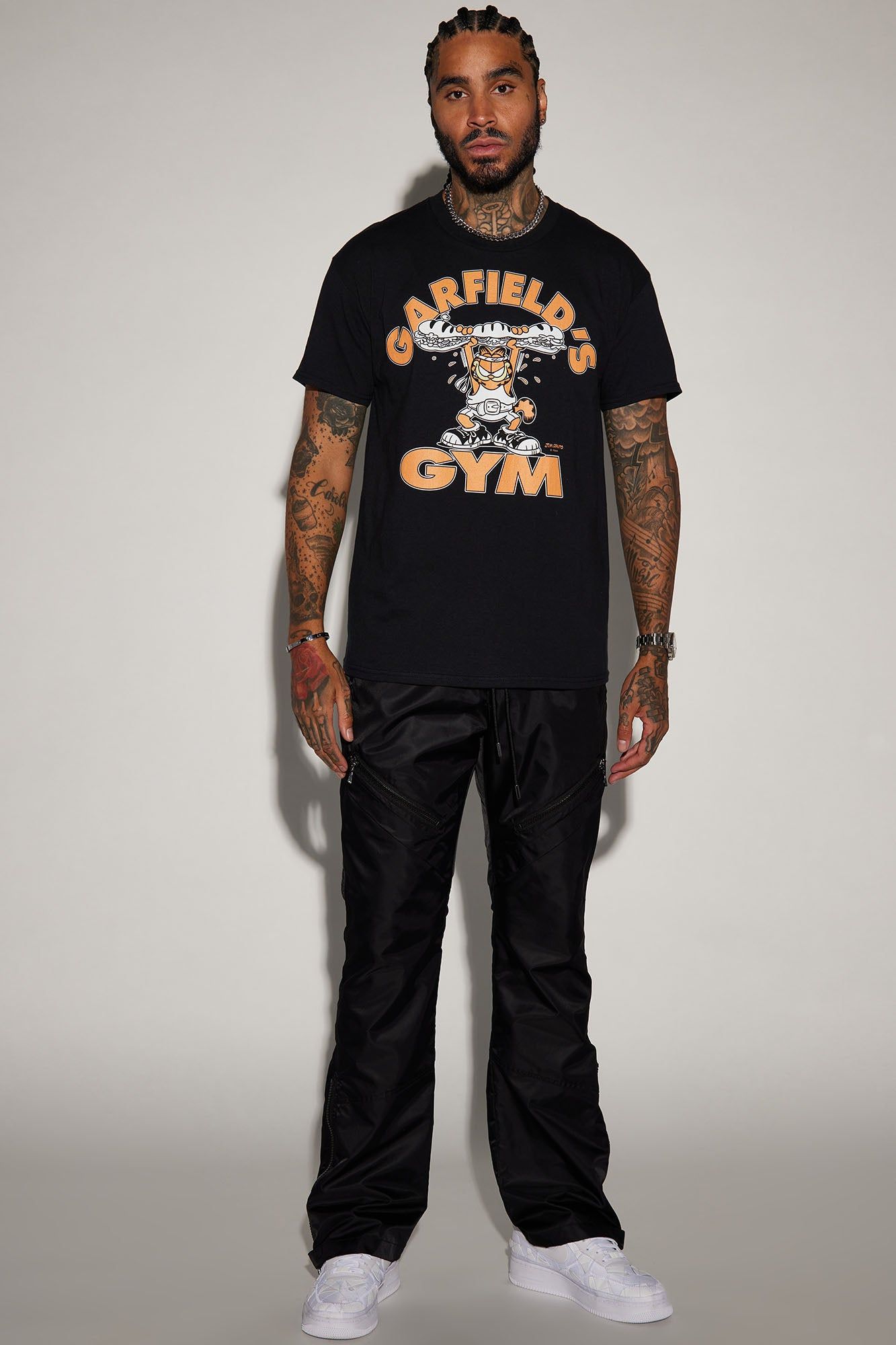 Garfield Gains Short Sleeve Tee - Black sold by Fashion Nova product image thumbnail 2