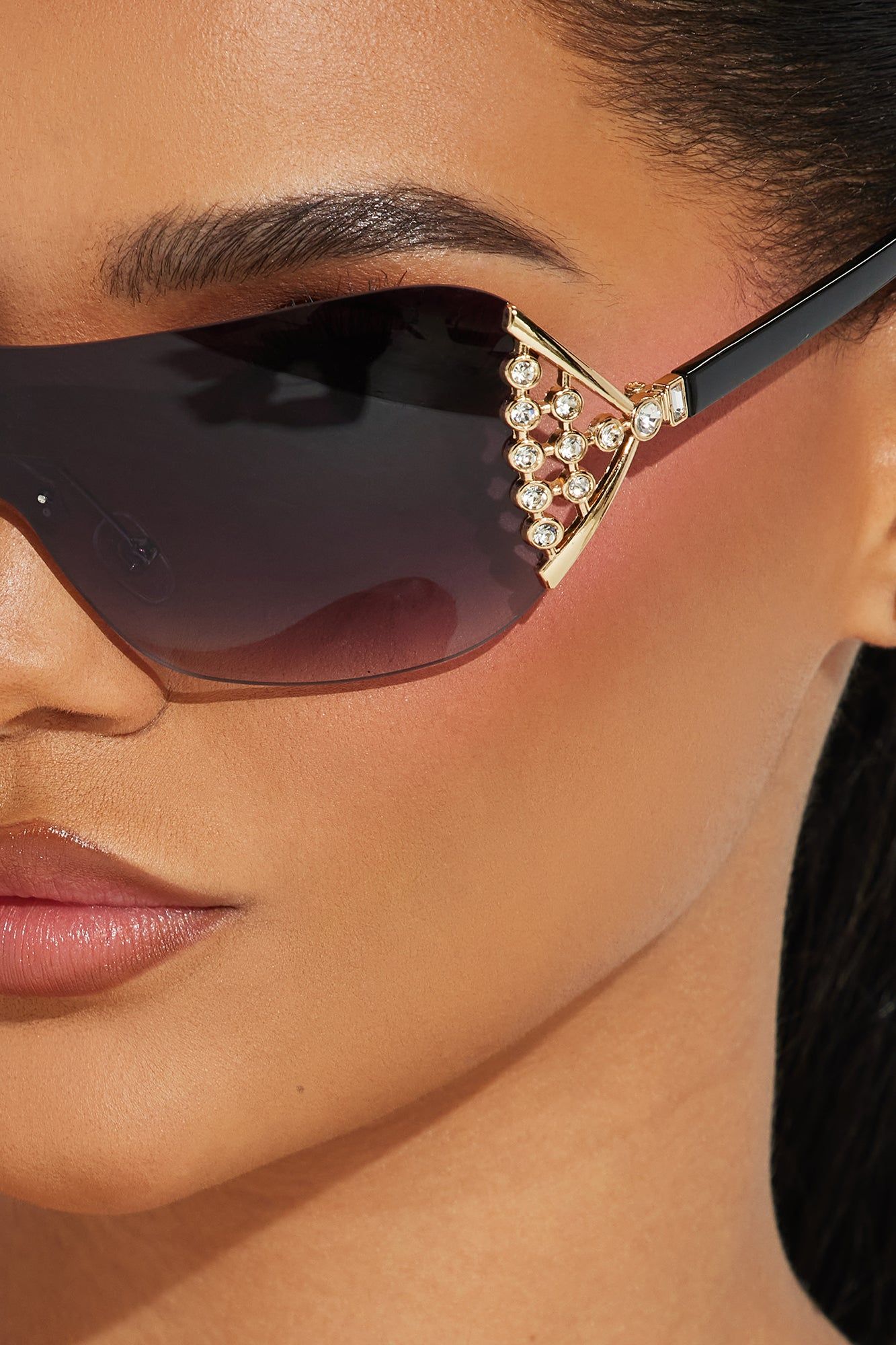 Guess It Comes With It Sunglasses - Black sold by Fashion Nova product image thumbnail 2