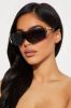 Y2K Baddie Sunglasses - Black sold by Fashion Nova