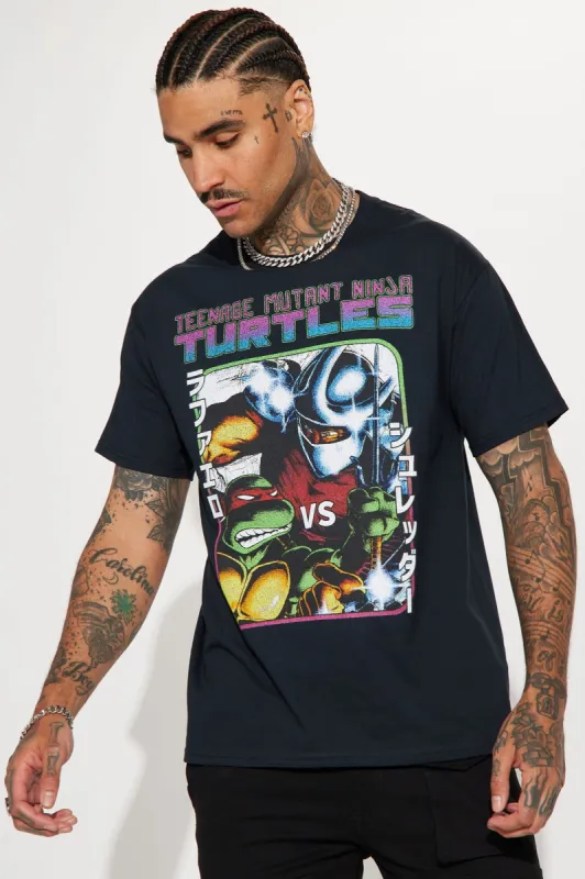 Teenage Mutant Ninja Turtles VS Short Sleeve Tee - Black sold by Fashion Nova
