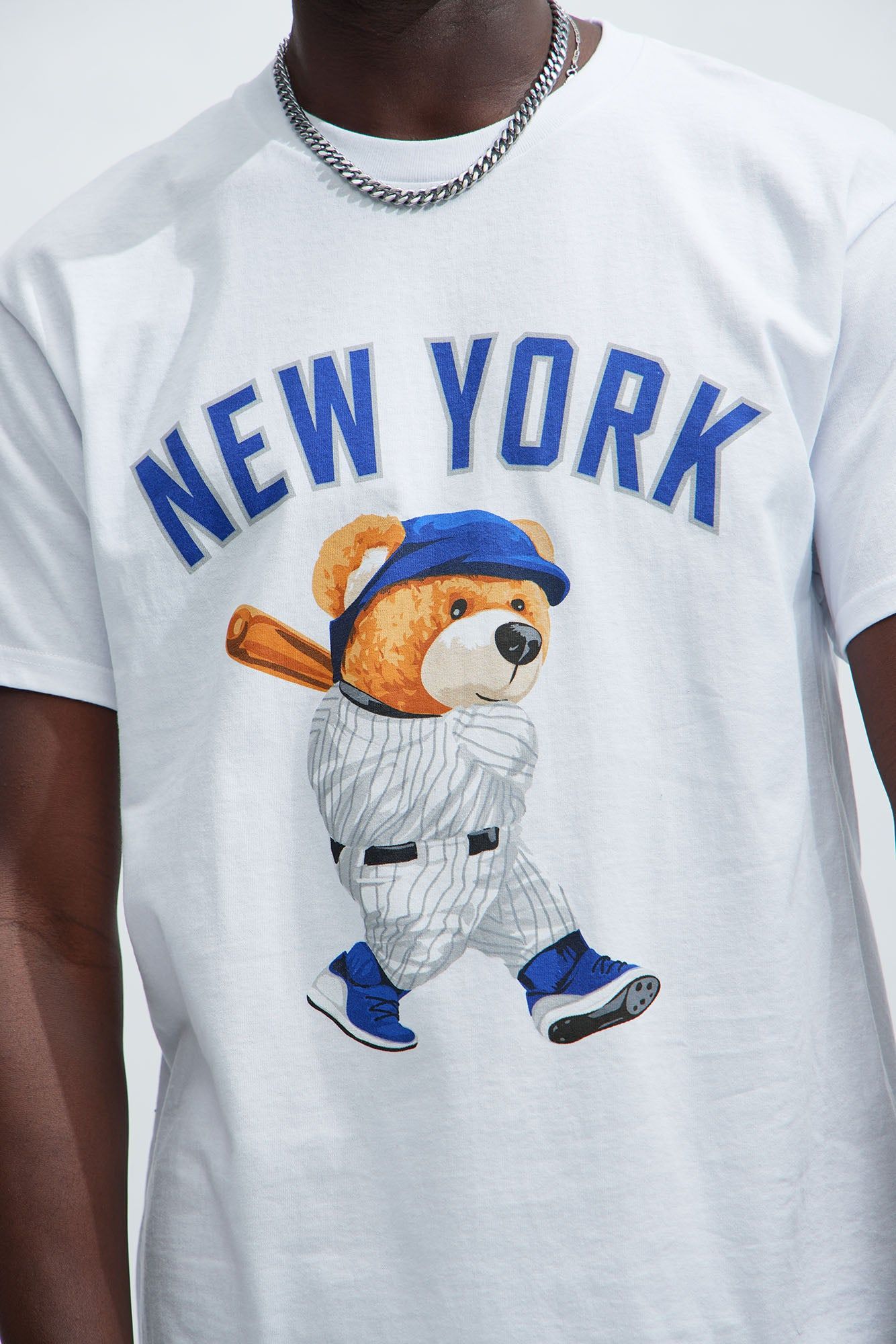 NY Bear Short Sleeve Tee - White sold by Fashion Nova product image thumbnail 3