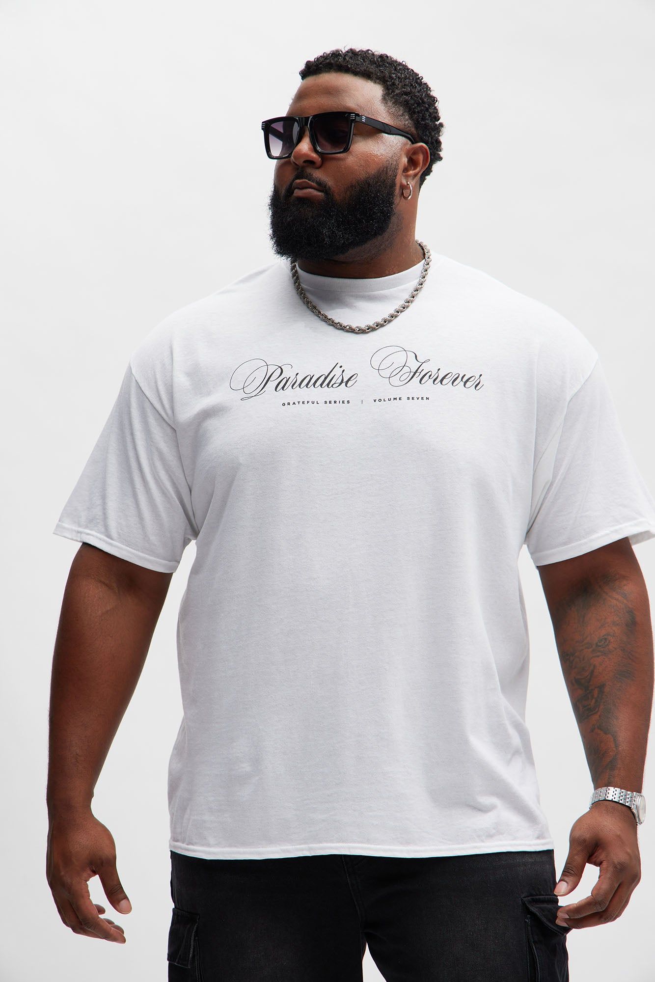 Paradise Forever Short Sleeve Tee - White sold by Fashion Nova product image thumbnail 5