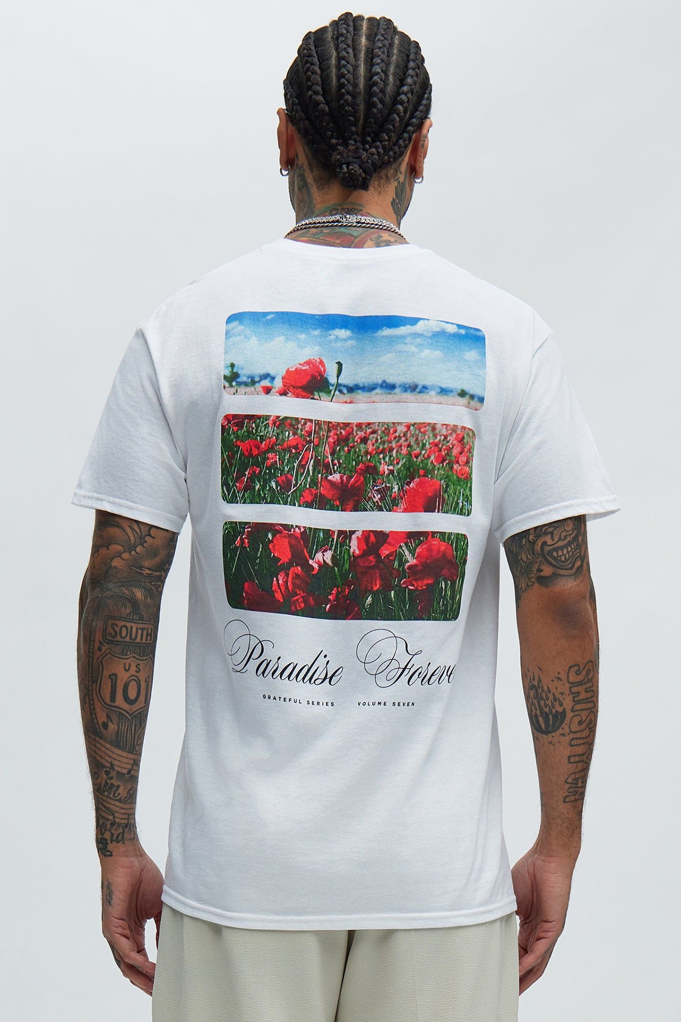 Paradise Forever Short Sleeve Tee - White sold by Fashion Nova