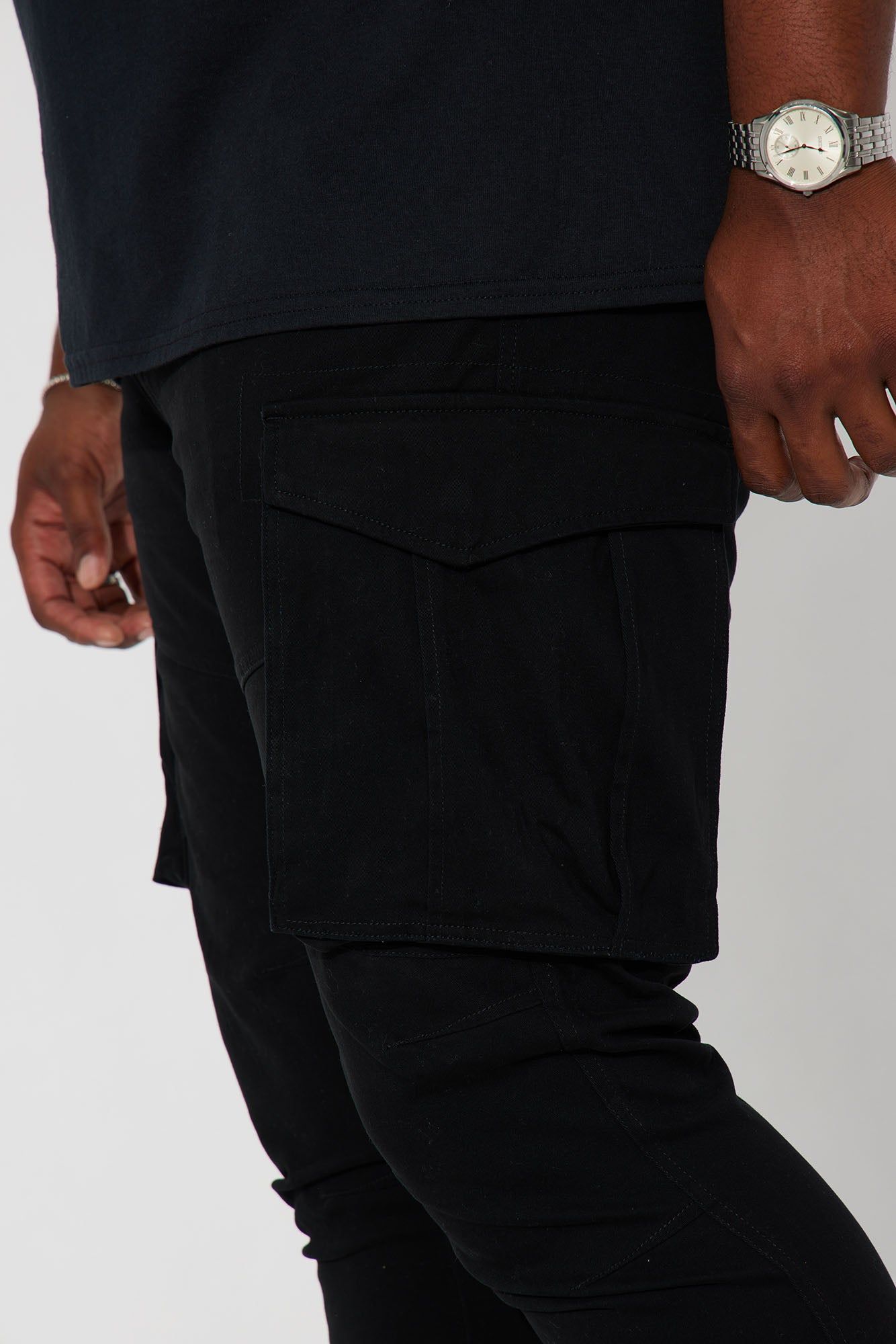 Moments Stolen Cargo Pants - Black sold by Fashion Nova product image thumbnail 8