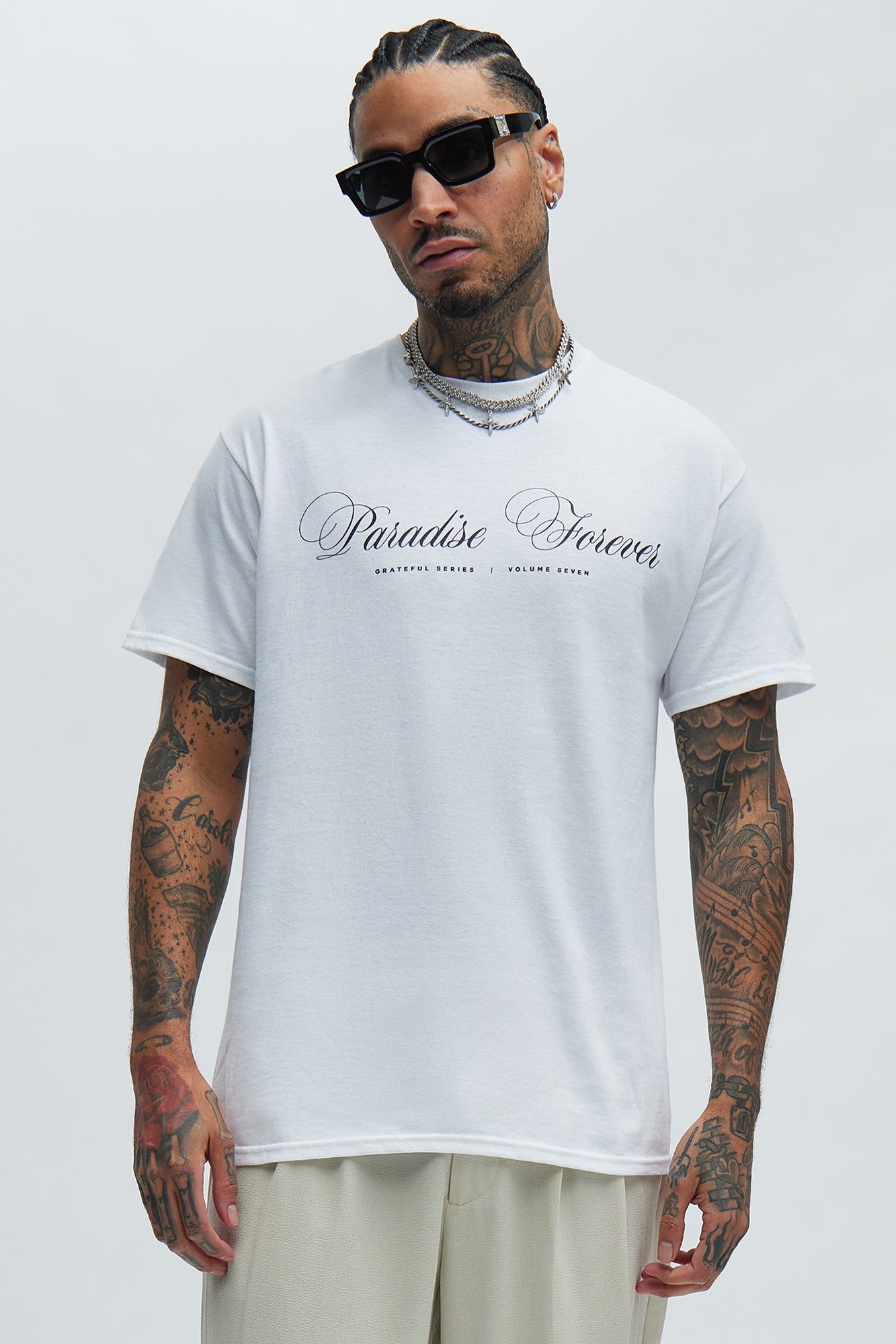 Paradise Forever Short Sleeve Tee - White sold by Fashion Nova product image thumbnail 4