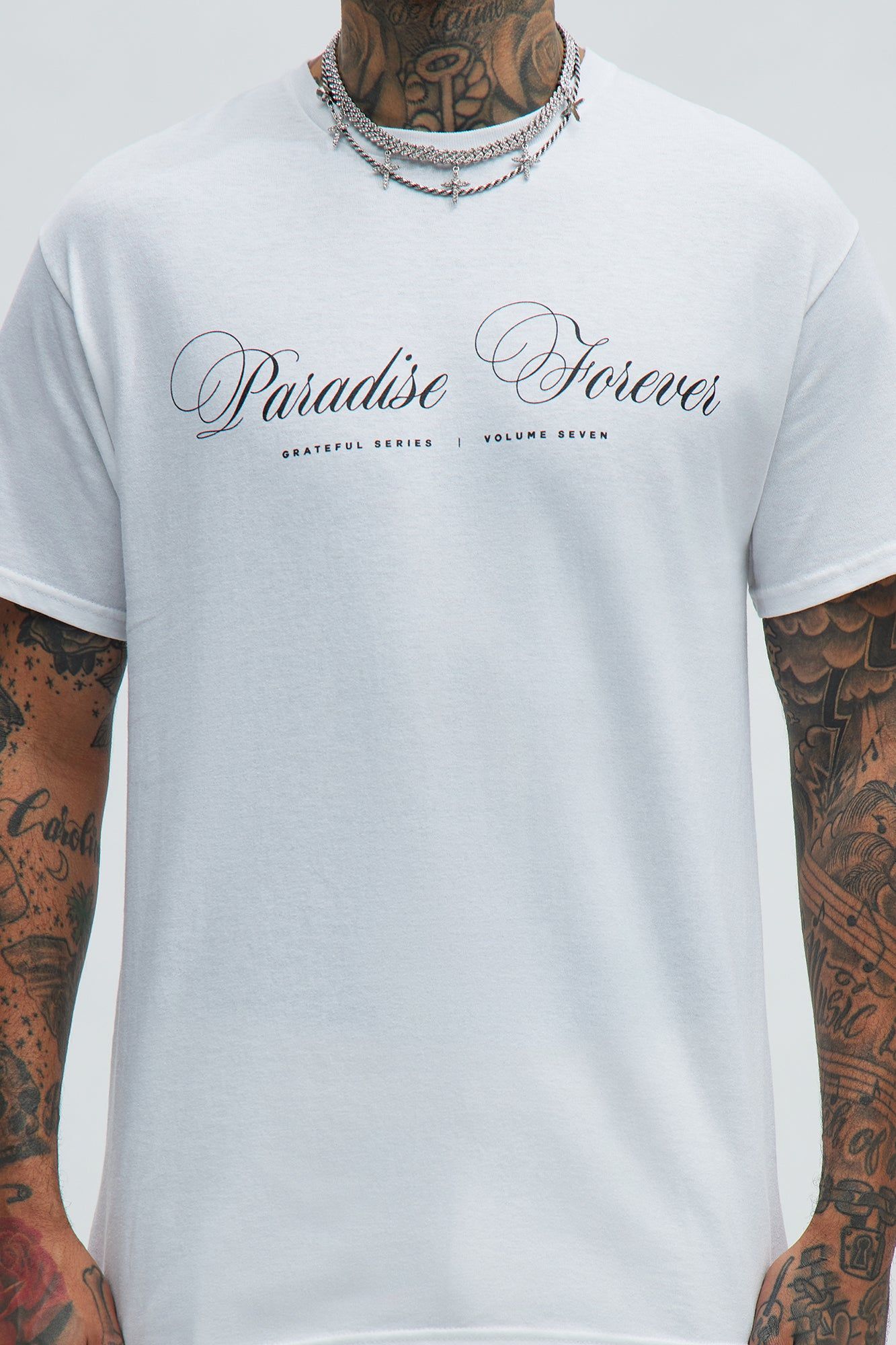 Paradise Forever Short Sleeve Tee - White sold by Fashion Nova product image thumbnail 3