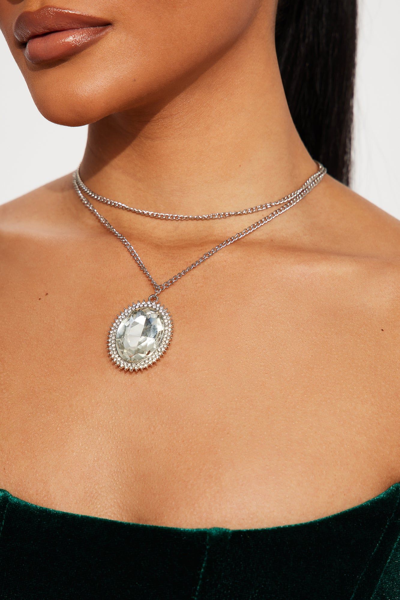 City's Finest Necklace - Silver sold by Fashion Nova