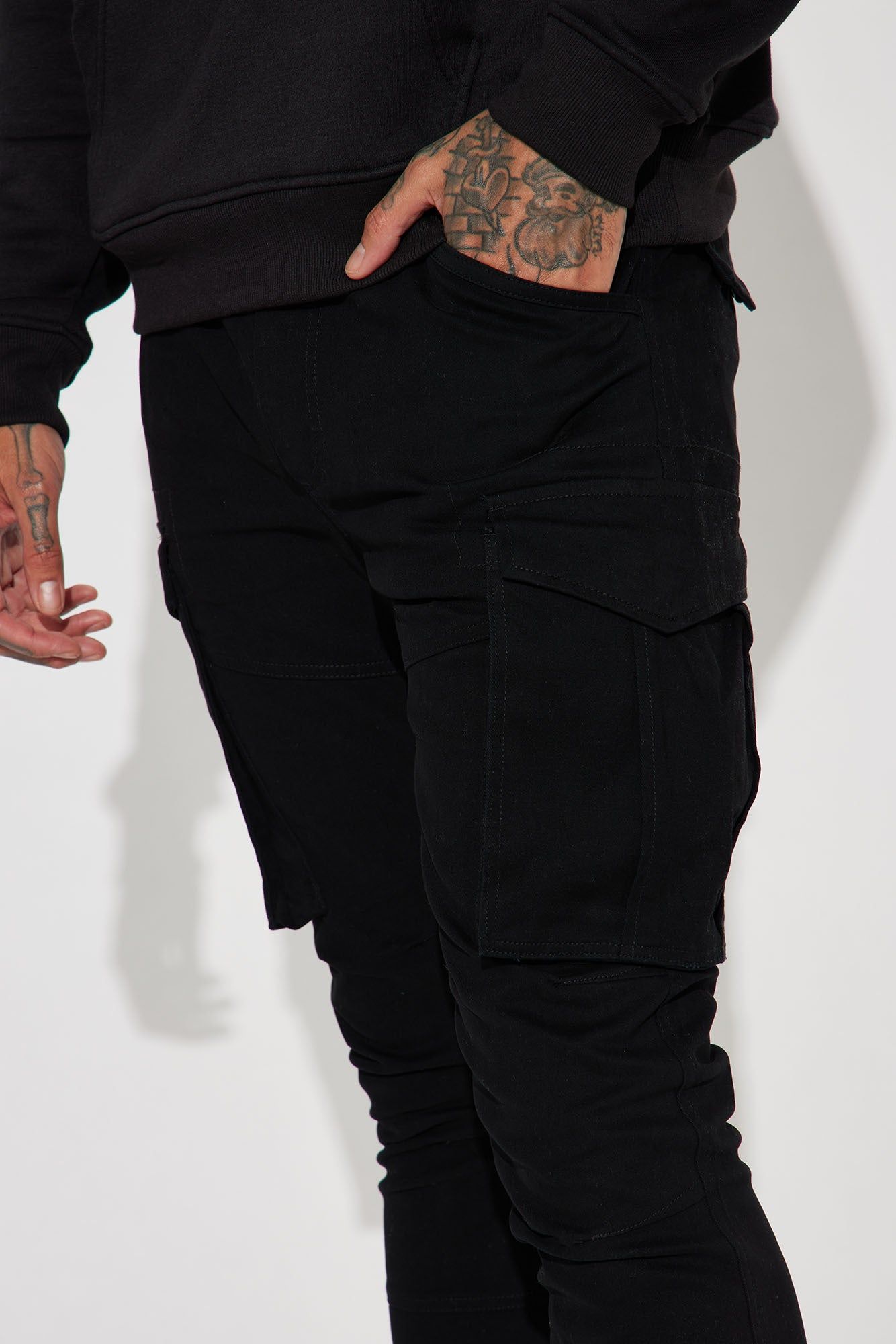 Moments Stolen Cargo Pants - Black sold by Fashion Nova product image thumbnail 5