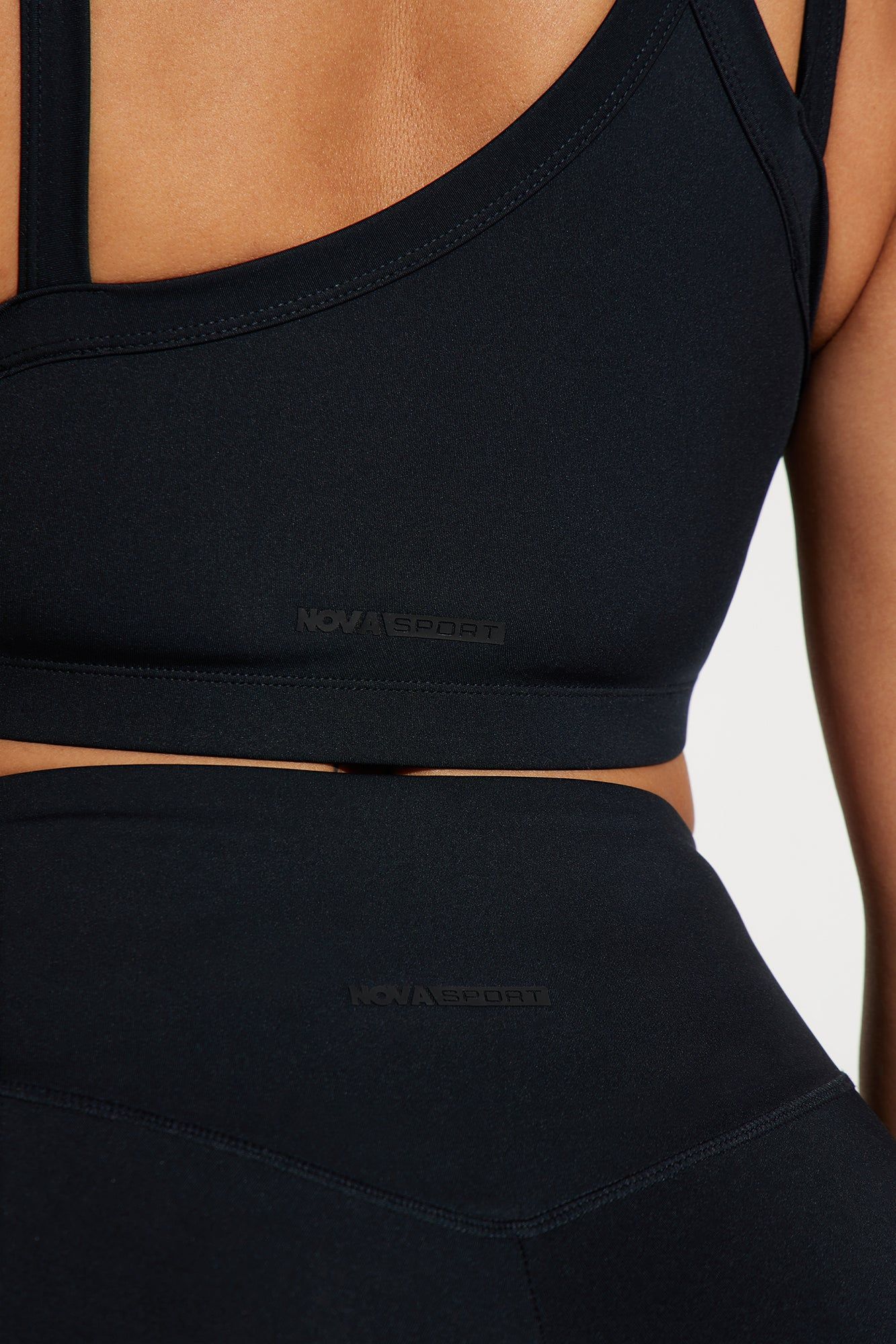 Above The Net Elevate Sports Bra - Black sold by Fashion Nova product image thumbnail 4