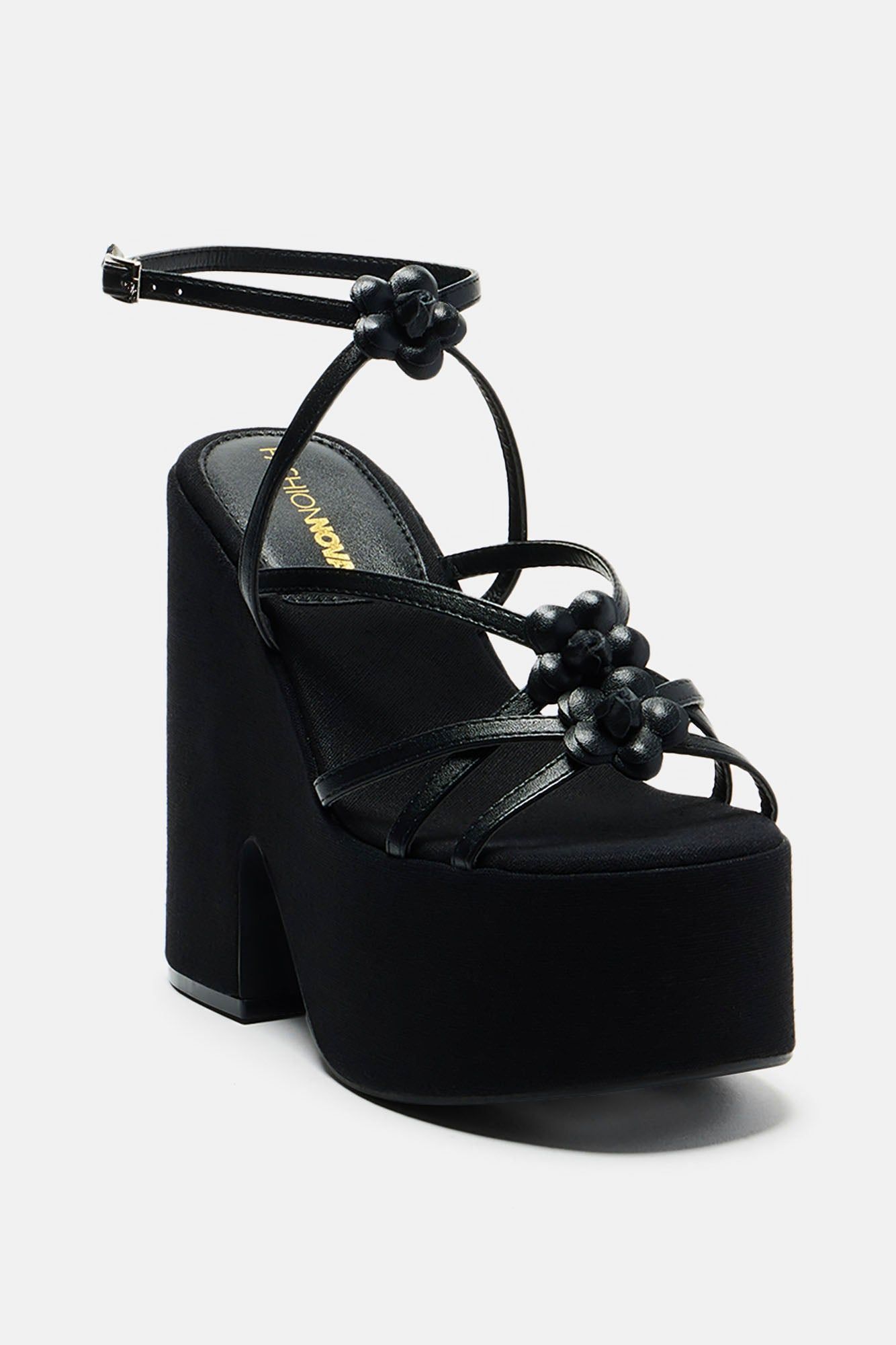 Girls Trip Platform Heels - Black sold by Fashion Nova product image thumbnail 3