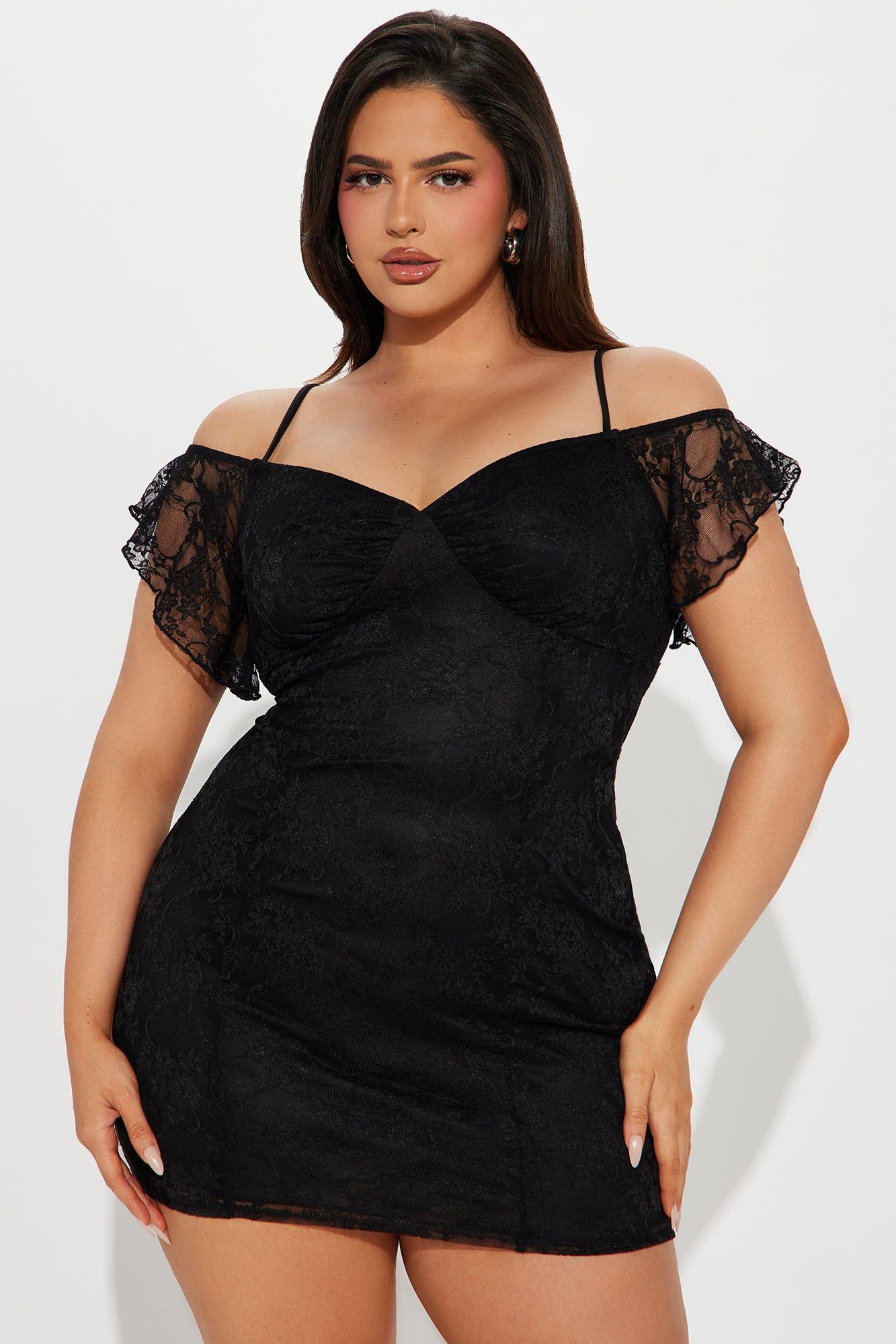 Kept Secrets Lace Mini Dress - Black sold by Fashion Nova product image thumbnail 4