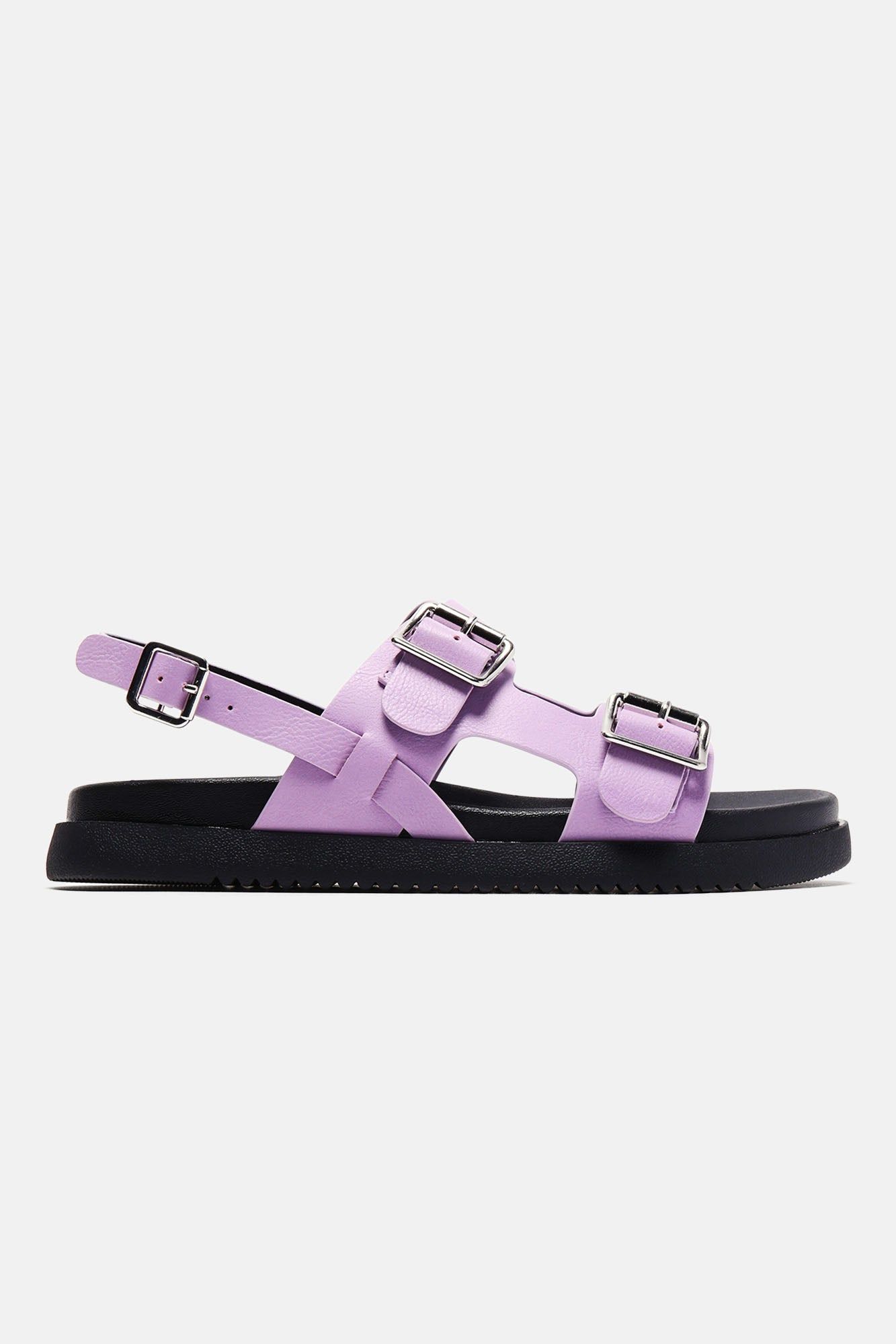 Mylan Buckle Sandals - Lilac sold by Fashion Nova product image thumbnail 4