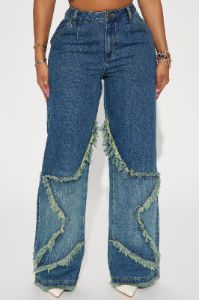 Star Of The Night Baggy Jeans - Medium Wash sold by Fashion Nova