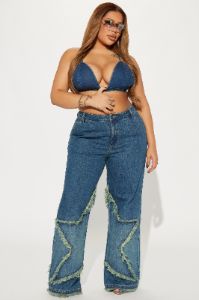 Star Of The Night Baggy Jeans - Medium Wash sold by Fashion Nova