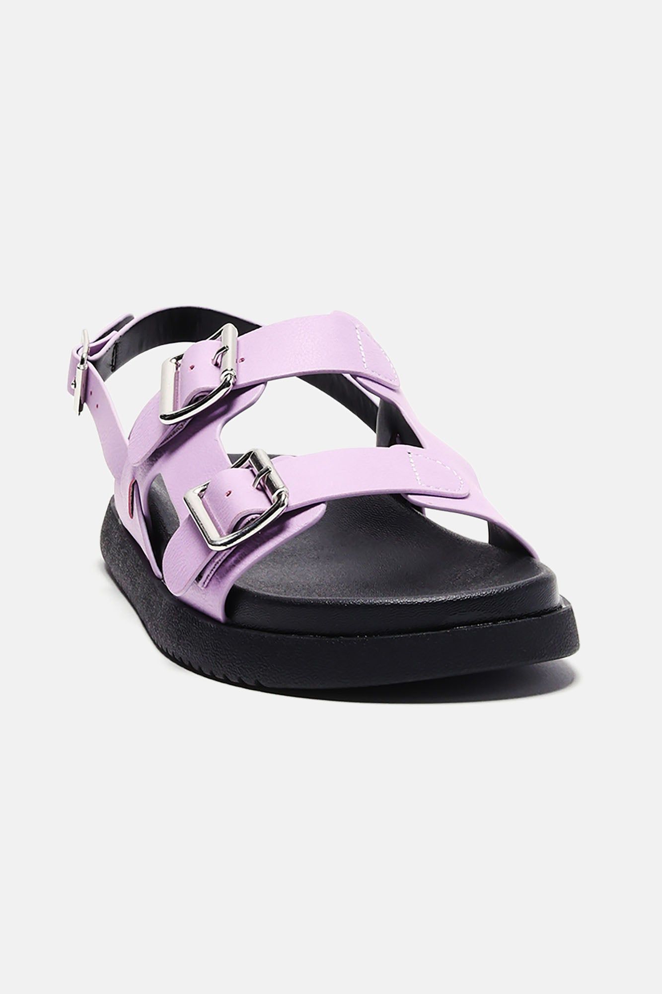 Mylan Buckle Sandals - Lilac sold by Fashion Nova product image thumbnail 3