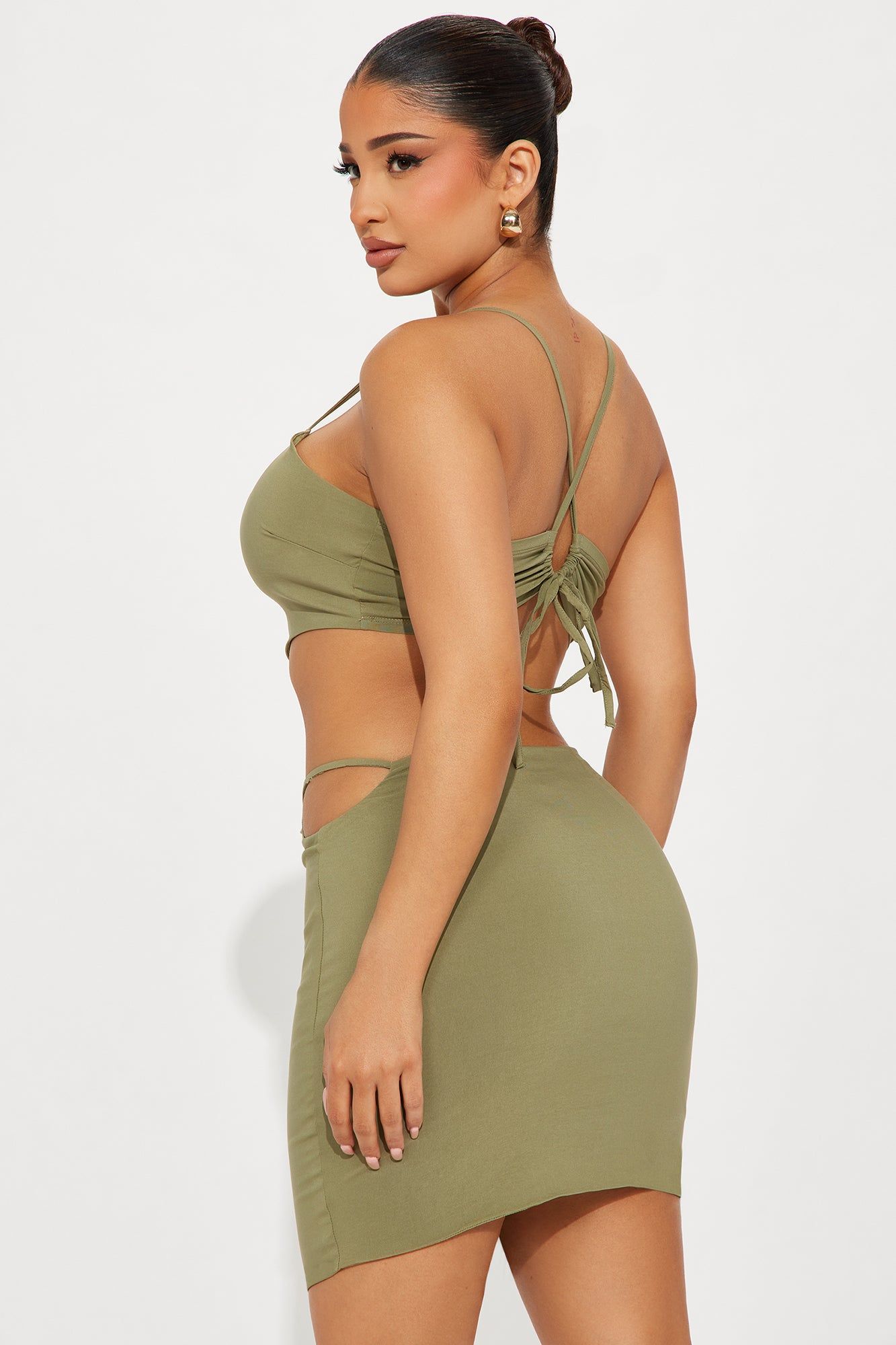 Stacy Skirt Set - Olive sold by Fashion Nova product image thumbnail 3