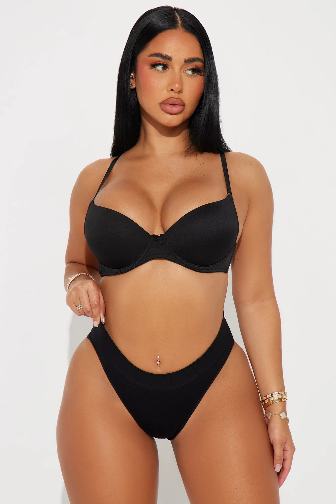 Just Your Type Smooth Seamless Bikini Panty - Black sold by Fashion Nova product image thumbnail 2