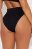 Just Your Type Smooth Seamless Bikini Panty - Black sold by Fashion Nova