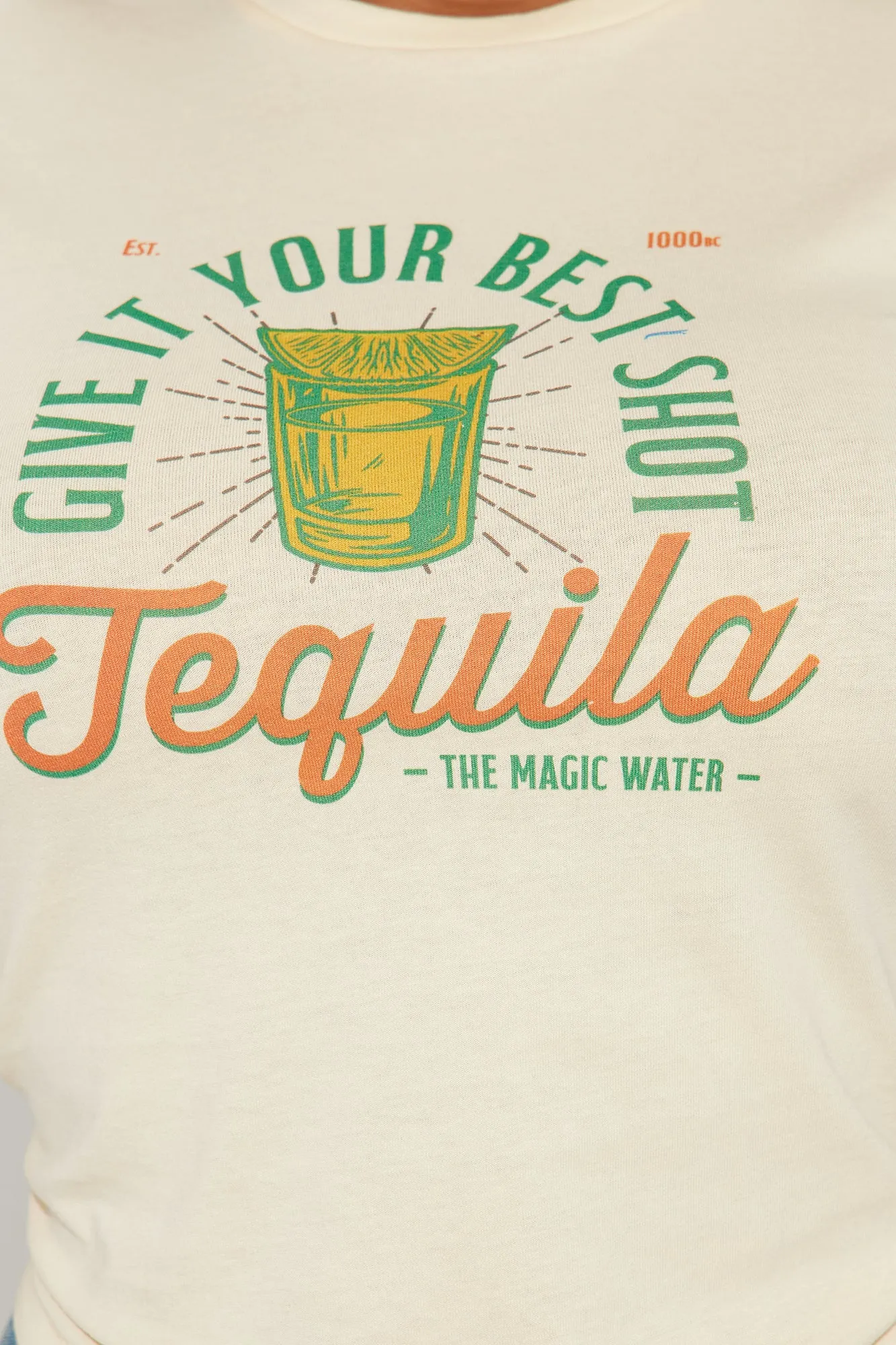 Your Best Shot Tequila Tee - Yellow sold by Fashion Nova product image thumbnail 3