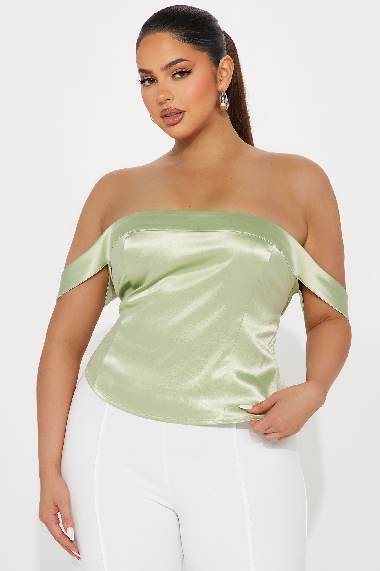 Win Me Over Top - Sage sold by Fashion Nova product image thumbnail 4