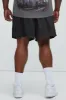 Dirty Dye Mesh Short - Grey sold by Fashion Nova