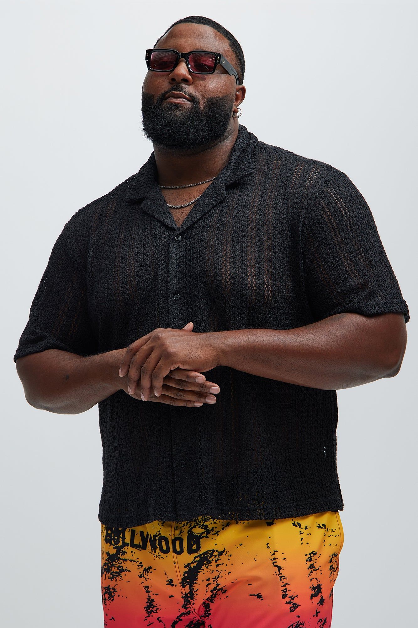 Atlas Textured Boxy Shirt - Black sold by Fashion Nova product image thumbnail 5