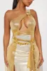 Glam Goddess 3 Piece Costume Set - Gold sold by Fashion Nova