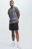 Dirty Dye Mesh Short - Grey sold by Fashion Nova